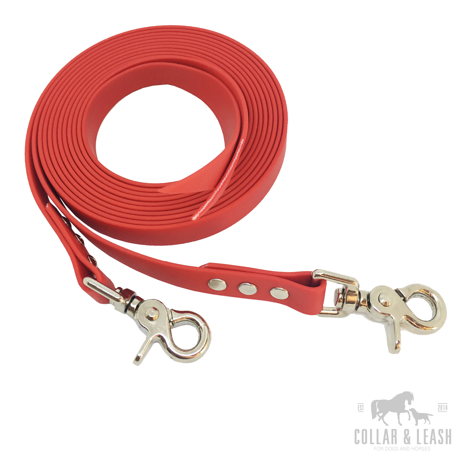 Westernzügel - Rot - Splitt Reins