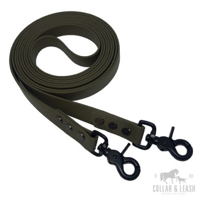 Zügel geschlossen - military olive - OD521 - Black Edition